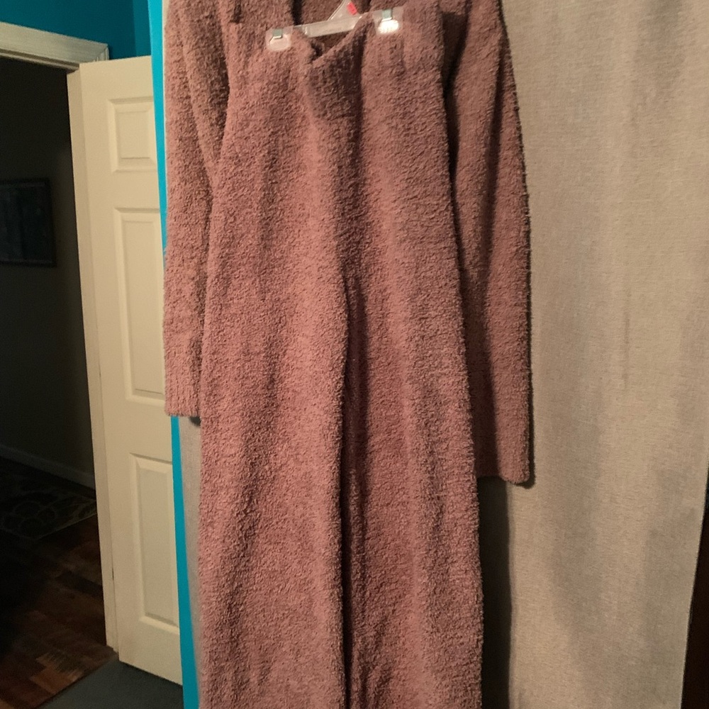 SKIMS COZY KNIT PANT-ROSE CLAY